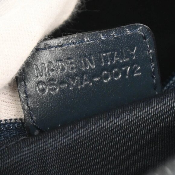 Christian Dior Navy Double Saddle Trotter Handbag 05-MA-0072 186069 - Picture 10 of 10